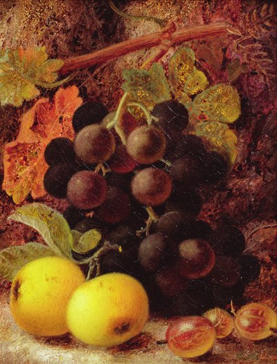 Grapes, Apples and Gooseberries by Vincent Clare